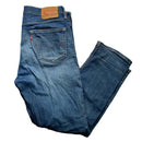 Levis 511 Dark Navy Distressed Slim Jeans (34W)