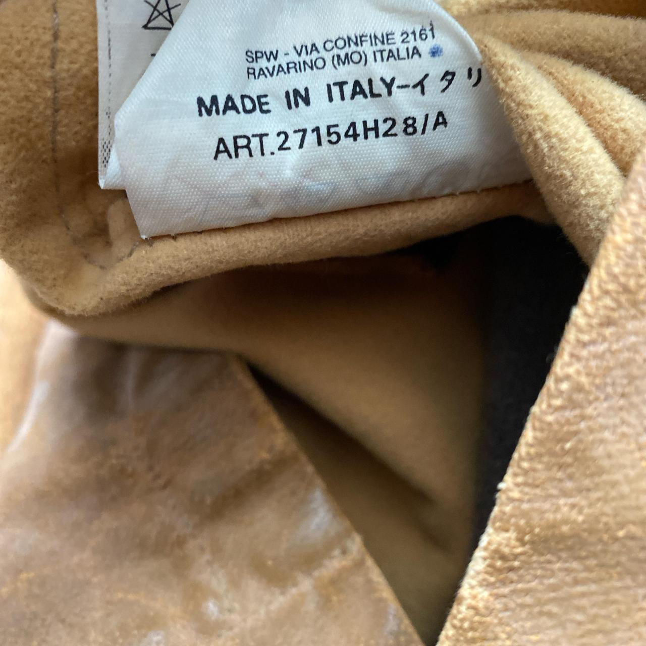 Stone Island Leather Brown Jacket (L)