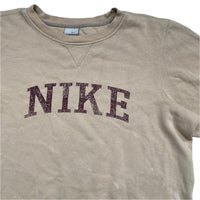 Nike Vintage y2k Cream Beige Jumper (S)
