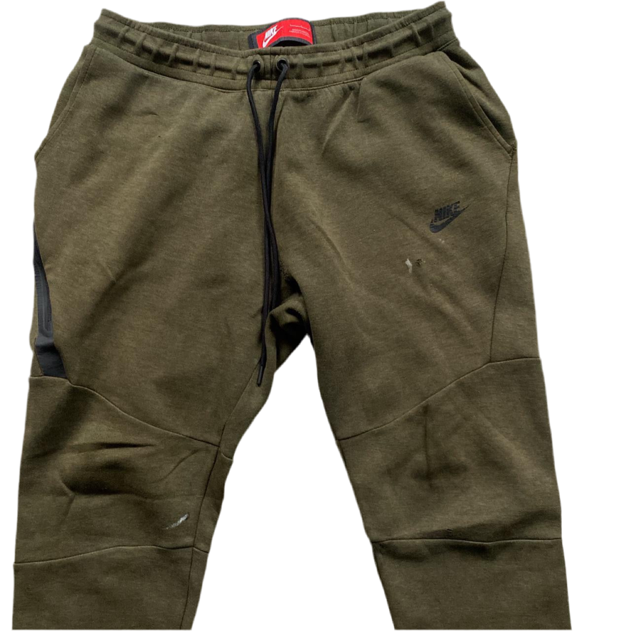 Nike Tech Fleece Khaki Joggers (L)