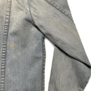 True Religion Light Blue Stonewashed Denim Button Up Jacket (L)