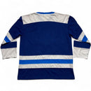 The Simpsons Vintage y2k Blue and White 2004 Hockey Jersey (XL)
