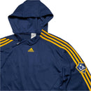 Adidas LA Galaxy David Beckham 23 Navy and Yellow Hoodie (M)