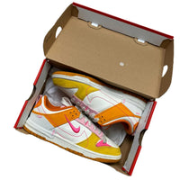 Nike Dunk Low Disrupt 2 Pink Orange Yellow and Cream (UK 5)