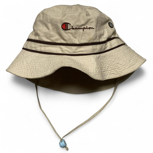 Champion and Dickies custom bucket hat Beige