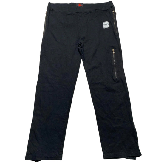B Side Wale Adeyemi Black and White Baggy Y2K Grime Joggers (L)