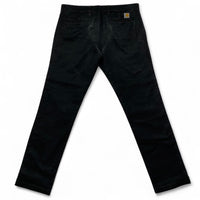 Carhartt Sid Pant Black Slim Straight Trousers (36W)