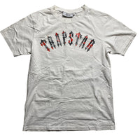 Trapstar Irongate Red and Grey Camouflage White T Shirt (L)