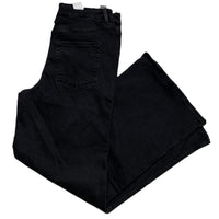 Good American Baggy Flared Black Jeans (12)