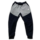Nike Tech Fleece Grey White and Black Bottoms (L)