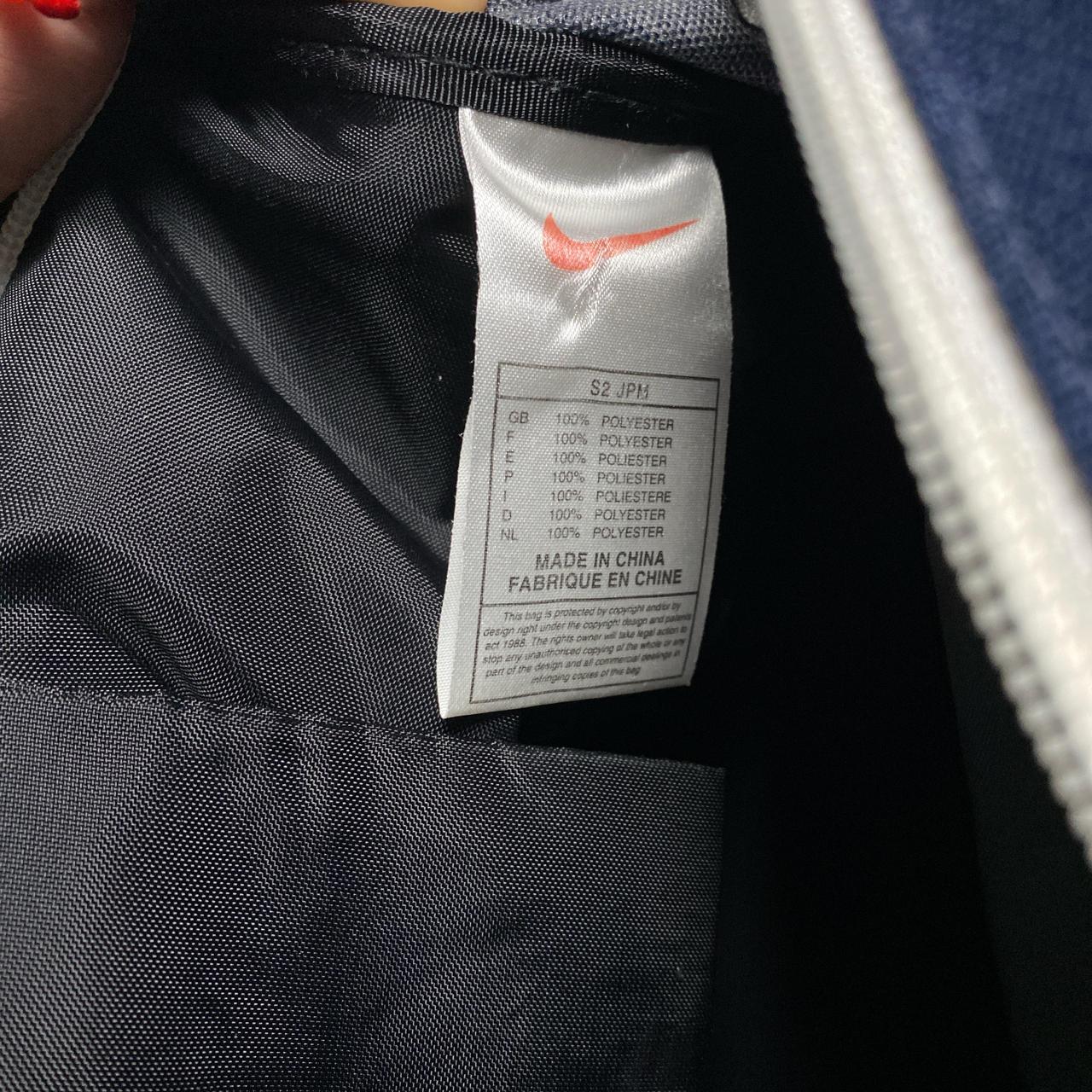 Nike Vintage y2k Navy and White Womens Duffle Small Handbag
