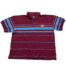 West Ham United Vintage Football Club Clarinet and Blue Polo Shirt (L)