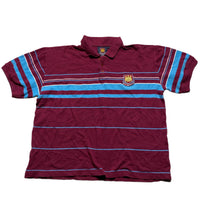 West Ham United Vintage Football Club Clarinet and Blue Polo Shirt (L)
