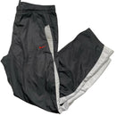 Nike Vintage y2k Grey White and Red Swoosh Shell Trackpant Bottoms (S)