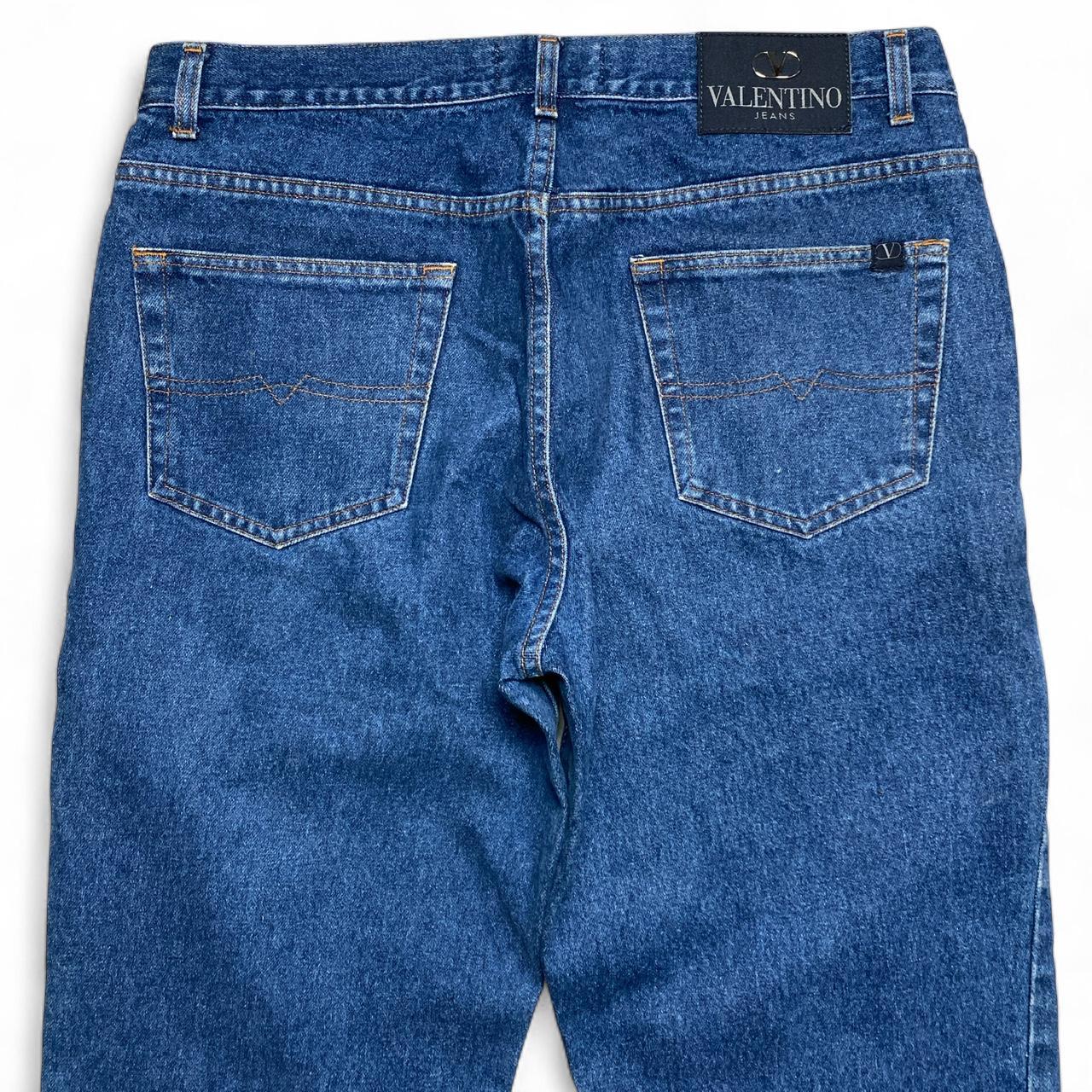 Valentino Navy Blue Baggy Jeans (36W)