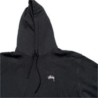 Stussy Black and White Basics Hoodie (XL)