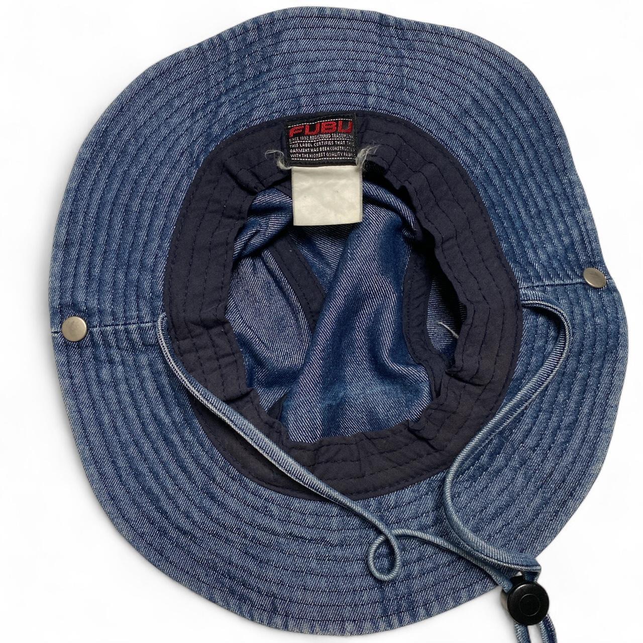 Fubu Navy Denim Bucket Fisherman Hat
