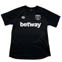 West Ham United Umbro Black and White Training Football Jersey (L)