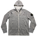 Stone Island Grey and White Light Hoodie (XL)