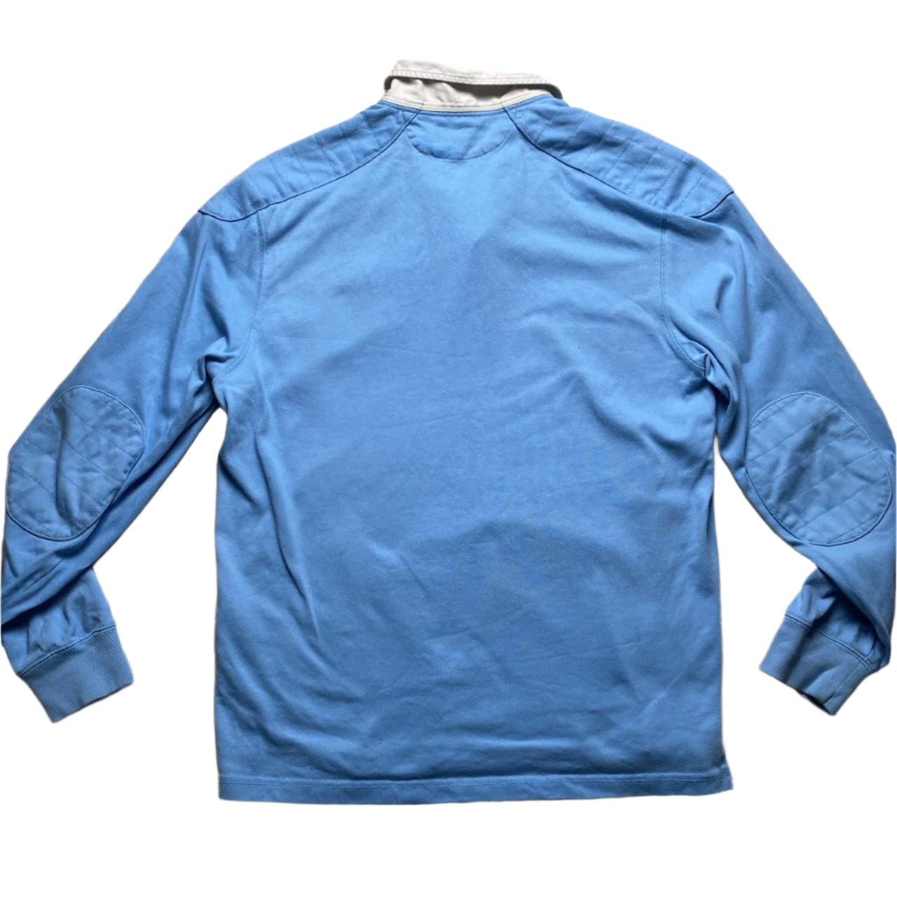 Polo Ralph Lauren Light Baby Blue Rugby Polo Long Sleeve Shirt (L)
