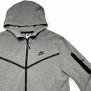 Nike Tech Fleece Grey and Black Hoodie (L)