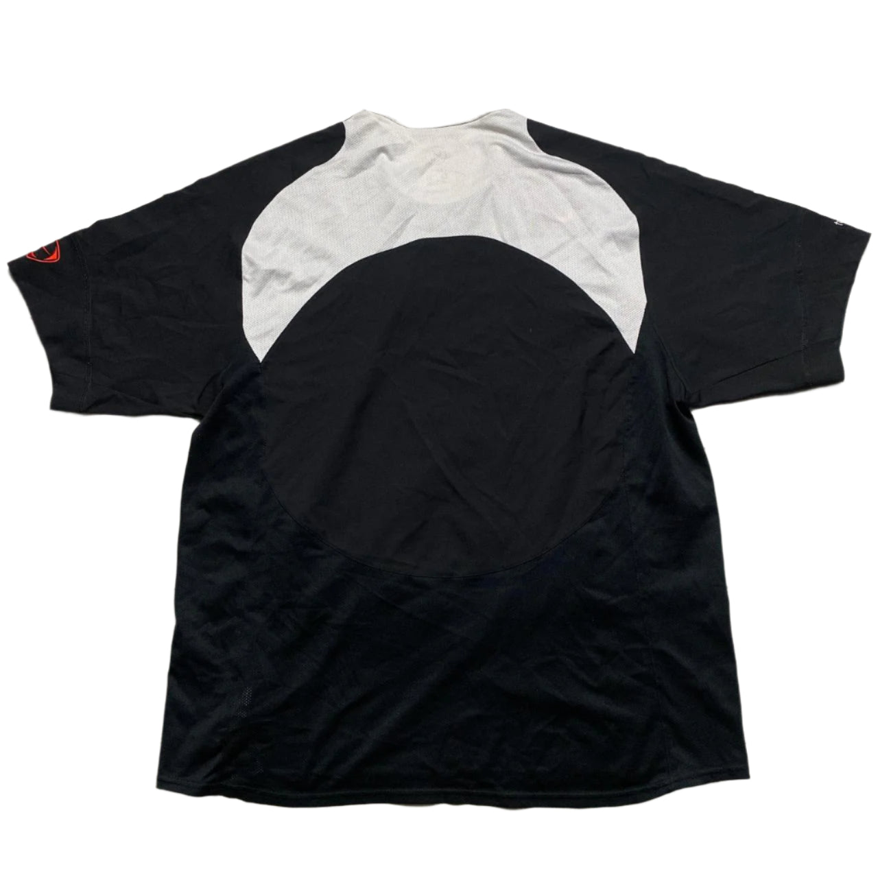 Nike Total 90 Black Red and White Football Jersey T Shirt (XL)
