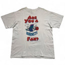 Charlotte Hornets Bud Light Vintage 90’s Single Stitch White T Shirt (XL)