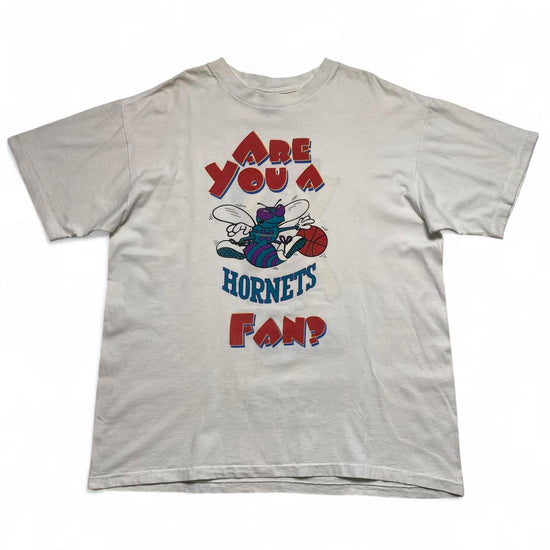 Charlotte Hornets Bud Light Vintage 90’s Single Stitch White T Shirt (XL)
