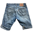 Levis Vintage 501 Jean Short Jorts Light Stonewash Blue (32W)