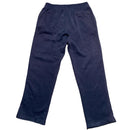 Nike Club Navy and White Spellout Joggers (L)