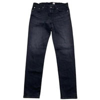 Edwin Dark Charcoal Black Regular Tapered Baggy Jeans (W 33)
