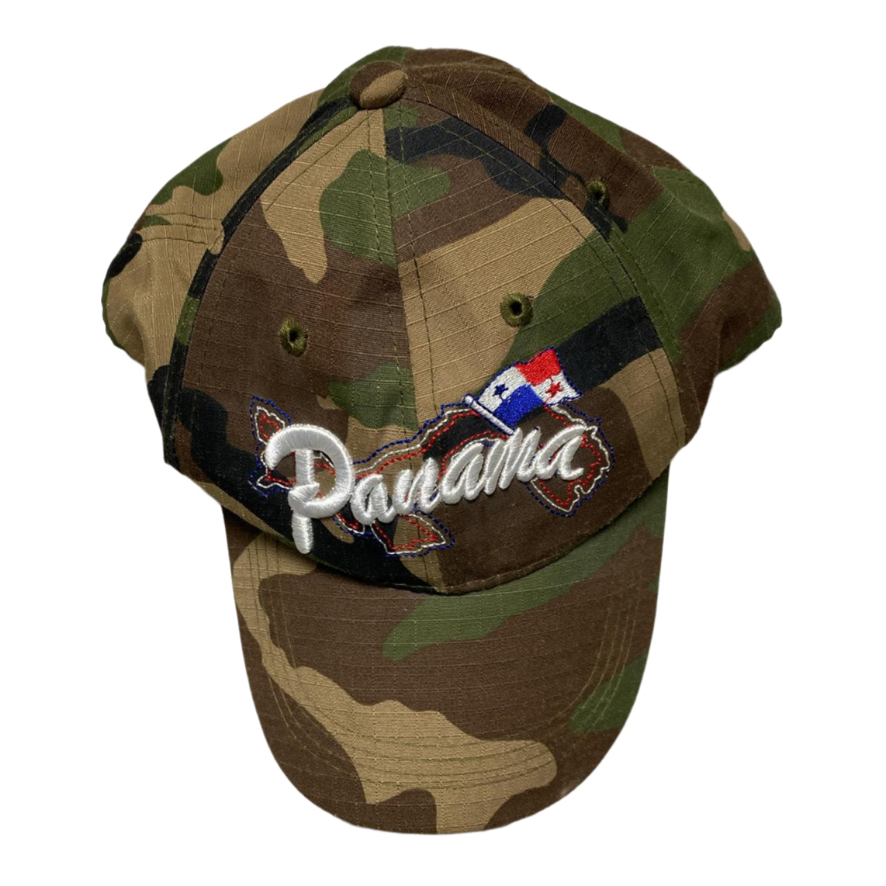 Panama Green Camouflage Cap