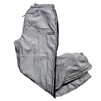 Reebok Silver Navy and Red Shell Trackpant Baggy Bottoms (L)