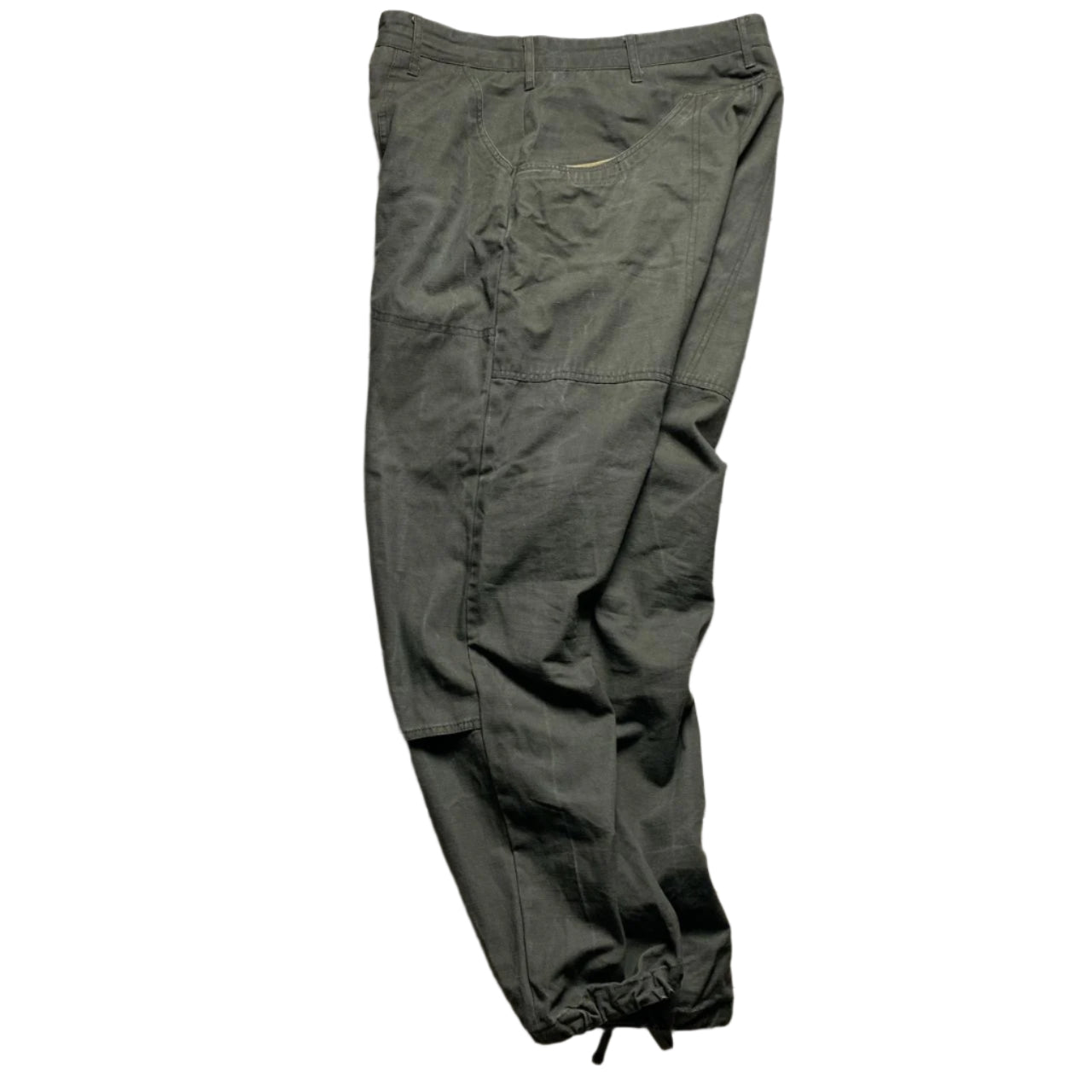 Engineered Garments New York Khaki Green Army Cargo Combat Baggy Trousers (34W)