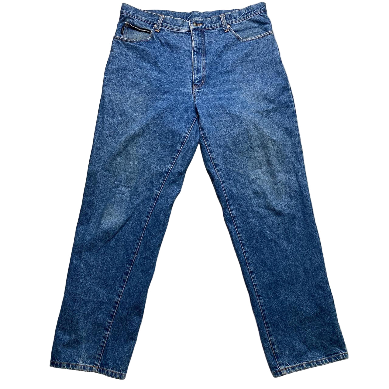 YSL Yves Saint Laurent Vintage Navy Baggy Jeans (38W)