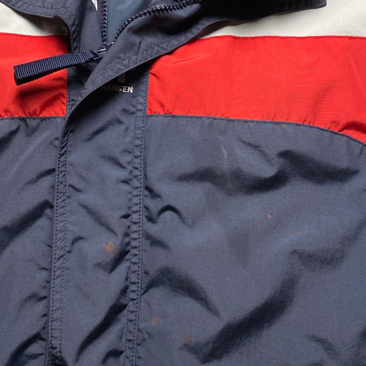 Helly Hansen Vintage Navy Red and White Windbreaker Jacket