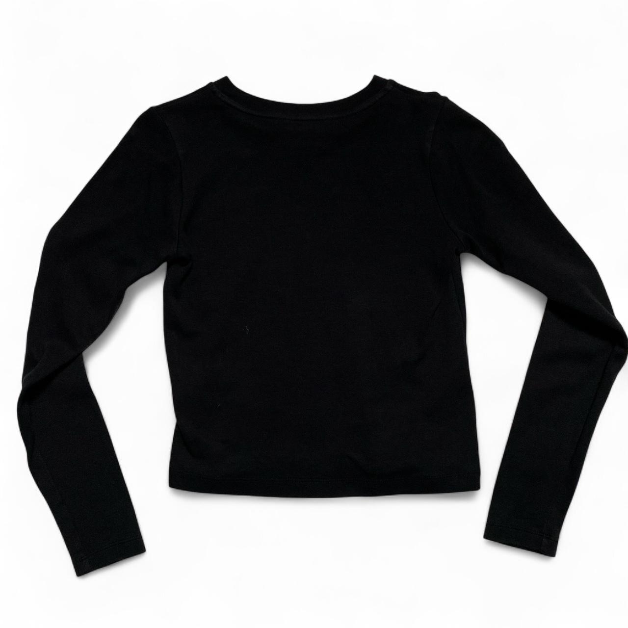 What the FCUK French Connection Spoof Black and White Long Sleeve (XS)