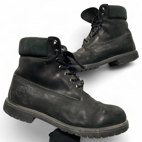 Timberland Black Nubuck High Top Boots