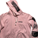 Supreme MC Esher Pink and Black Hoodie (M)