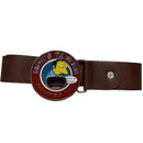 Moes Tavern The Simpsons Bottle Opener Buckle and Leather Belt