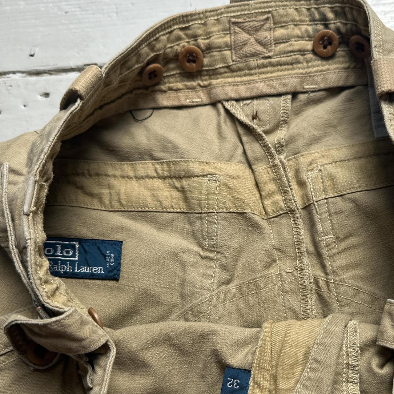 Polo Ralph Lauren Khaki Sand Cargo Combat Shorts