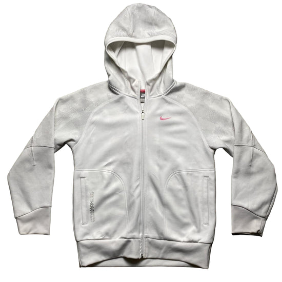 Nike Air Max LTD Vintage Womens White and Pink Hoodie (S)