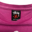 Stussy Pink and White Crown T Shirt (M)