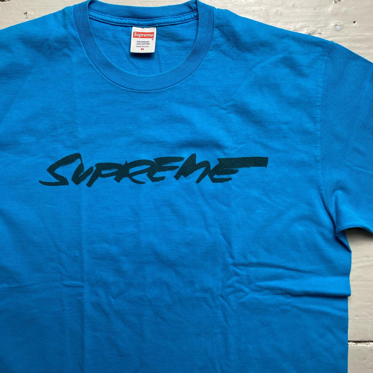 Supreme Blue and Black Justice For All T Shirt