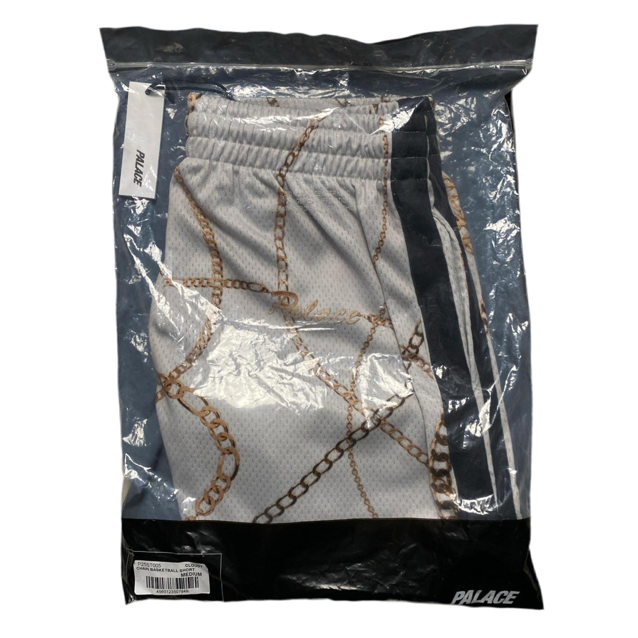 Palace Chains Basketball Mesh Shorts White (S)