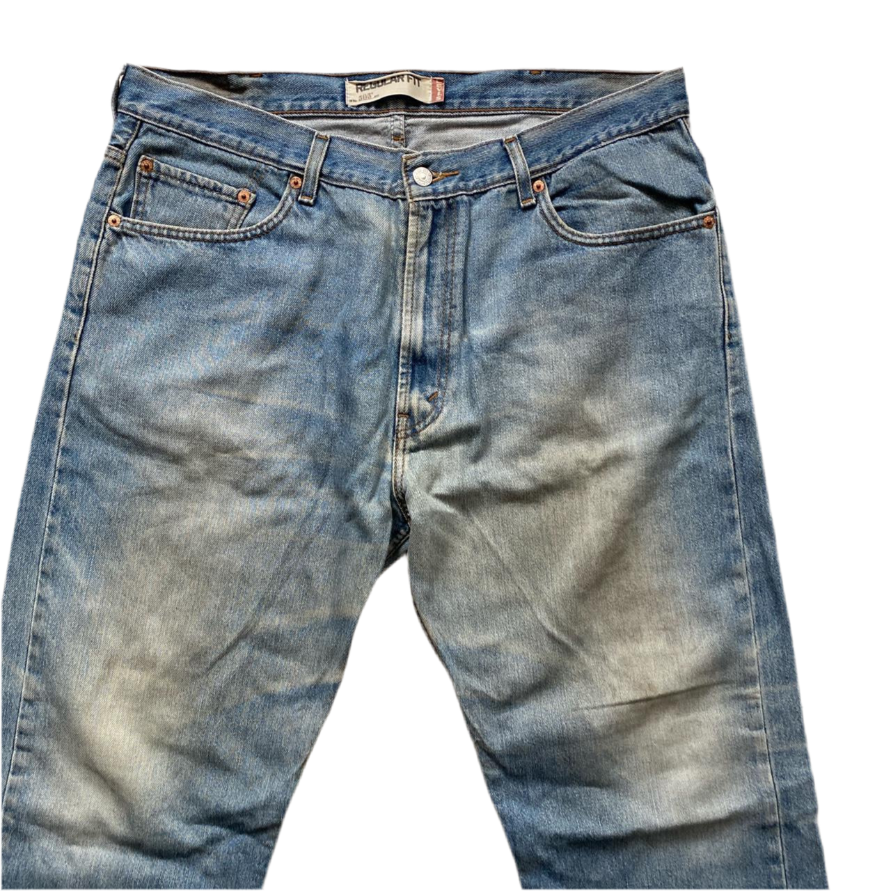 Levis 505 Light Wash Jeans (38W)