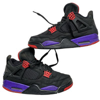 Jordan 4 Raptors Black Red and Purple (UK 8)