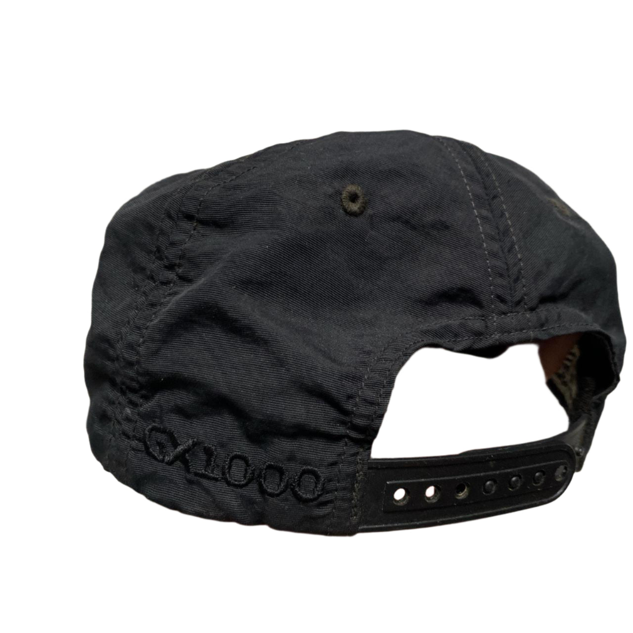 GX 1000 Black Hat with Fighting Rabbit and Boar Embroidery