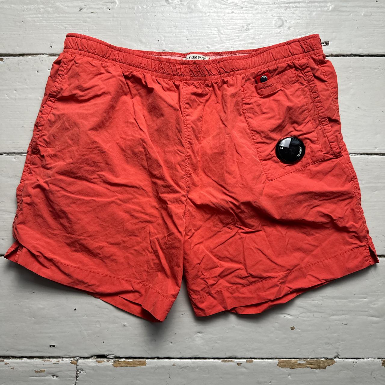 CP Company Salmon Pink Orange Swim Shorts