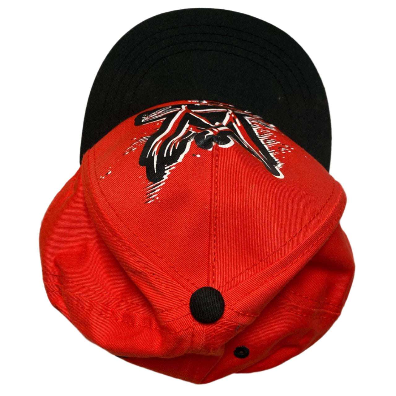 WWE Wrestling Snapback Cap Black and Red